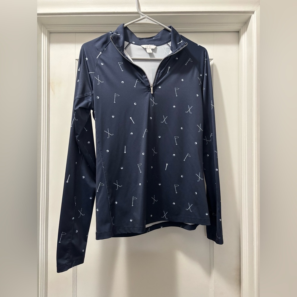 Lady Hagen printed UV 1/4 zip pullover